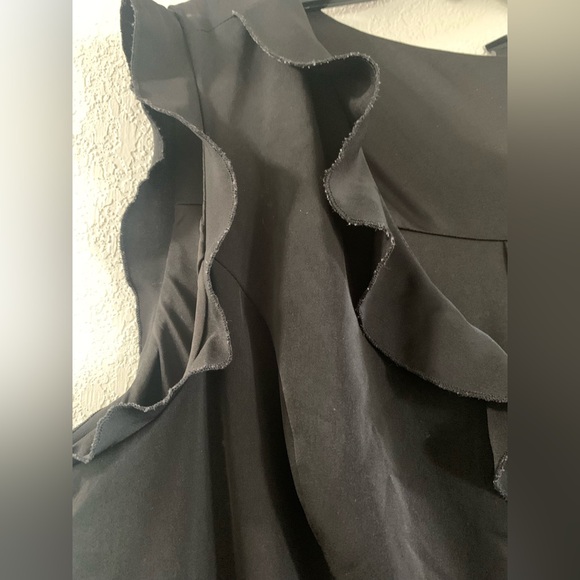 Torrid Black Ruffle Mini Dress - Picture 3 of 4